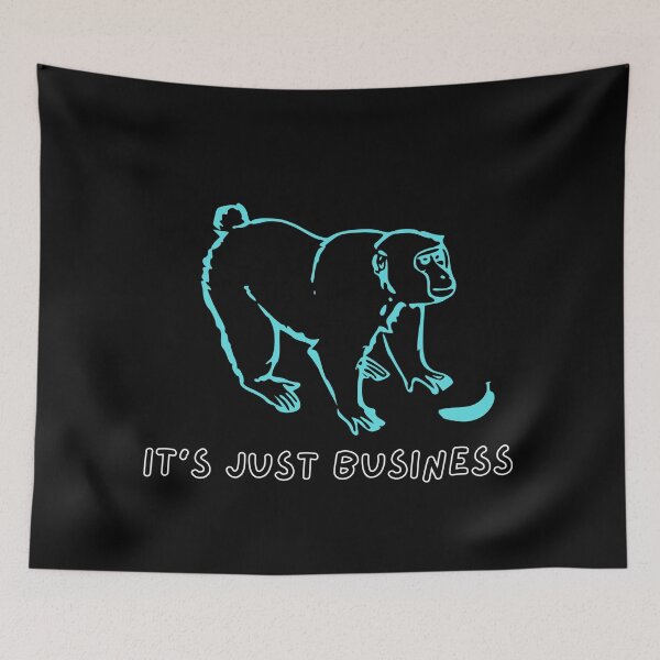 Item preview, Just Monkey Business Blue designed and sold by BananaBank.