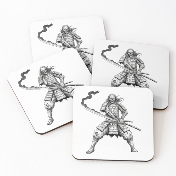 Item preview, Skeletal Samurai Warrior Undead Ronin designed and sold by TOCOCLAWS.