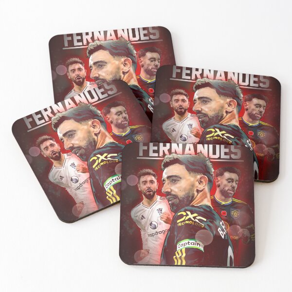 Item preview, Bruno Fernandes Manchester United Art Print – Football Captain Midfielder Illustration Wall Art designed and sold by GrizzlyCollective.