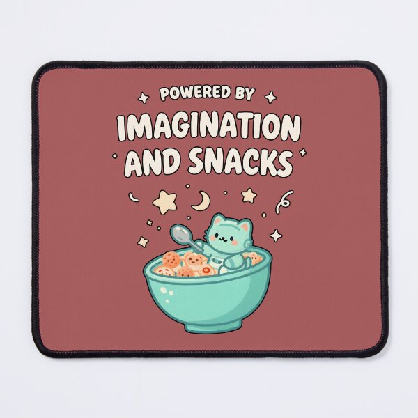 Item preview, Powered by Imagination and Snacks designed and sold by NEOCHRONOS.
