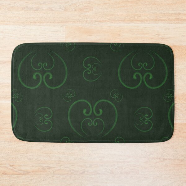 Item preview, Pattern with grass-colored snakes grouped in the shapes of hearts designed and sold by Cherevan.