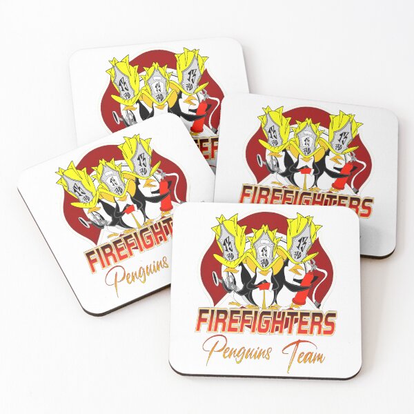 Item preview, Firefighters Penguins / Firefighters Animals  designed and sold by TheEndDesign.