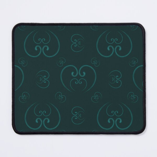 Item preview, Pattern with dark turquoise snakes grouped in the shapes of hearts designed and sold by Cherevan.