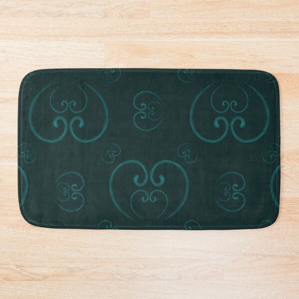 Item preview, Pattern with dark turquoise snakes grouped in the shapes of hearts designed and sold by Cherevan.