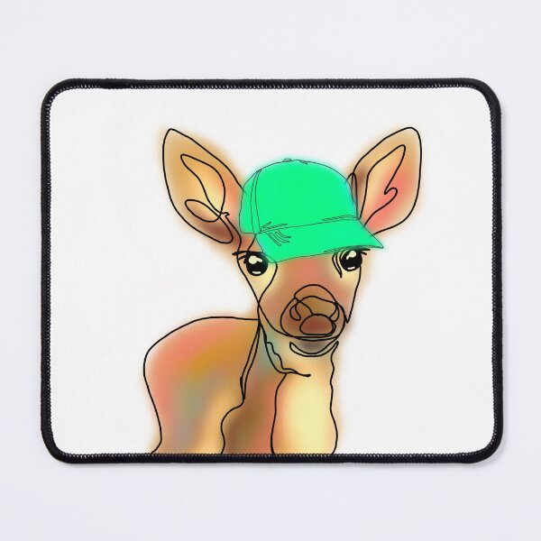 Item preview, Danielle the Deer with ballcap Hat – animalzinhats designed and sold by Ashley’sAnimalz.