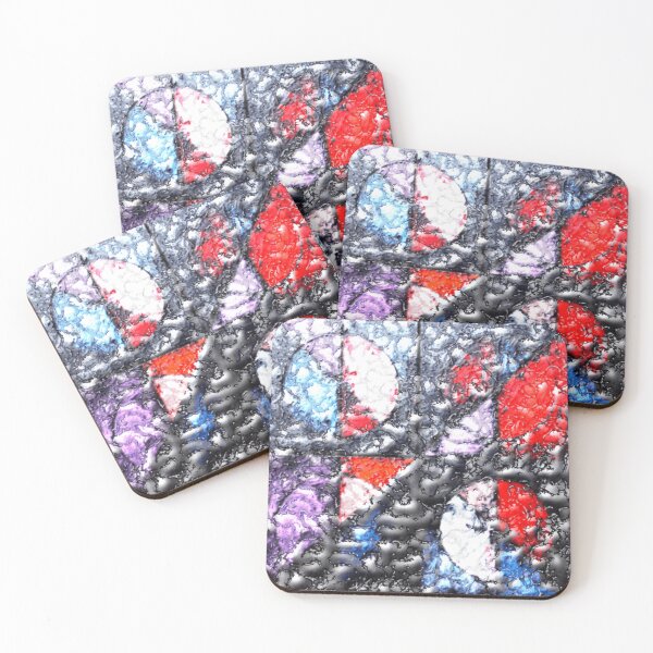 Item preview, Abstract Fluidic Texture cracked lava colorful geometric abstract design designed and sold by SmashingDeals.