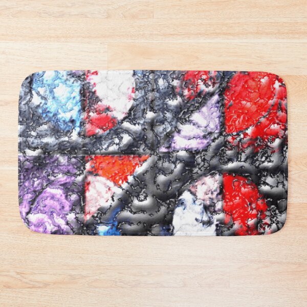 Item preview, Abstract Fluidic Texture cracked lava colorful geometric abstract design designed and sold by SmashingDeals.
