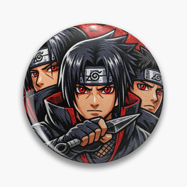 Artikelvorschau, Bestickter Uchiha-Stil entworfen und verkauft von StickyVibes Store.