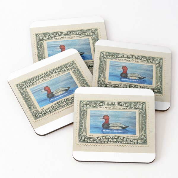 Item preview, Migratory Bird Hunting Stamp with redhead duck  designed and sold by Matt Starr Fine Art .