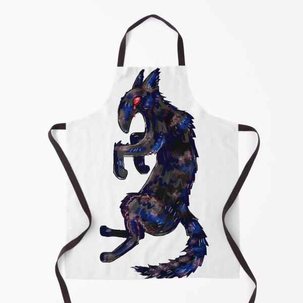 Item preview, Black Dog red eyes colourful designed and sold by Robinn-art.