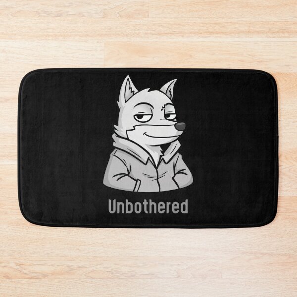 Item preview, Unbothered Wolf Funny Sarcastic Animal Meme designed and sold by Junglenimals.