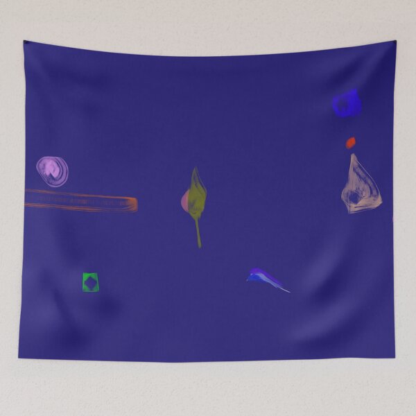 Item preview, Navy Minimalist Abstract Art designed and sold by masabo.