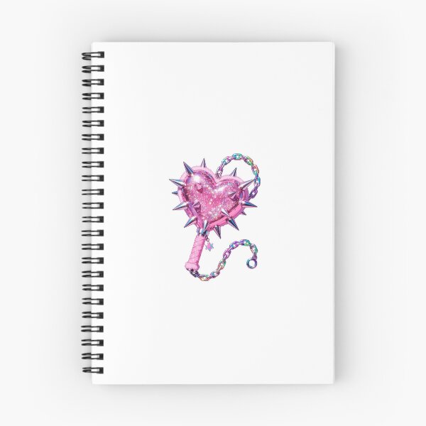 Item preview, Spiked Heart Mace: Glitter Pink Punk Weapon designed and sold by StudioPixie.