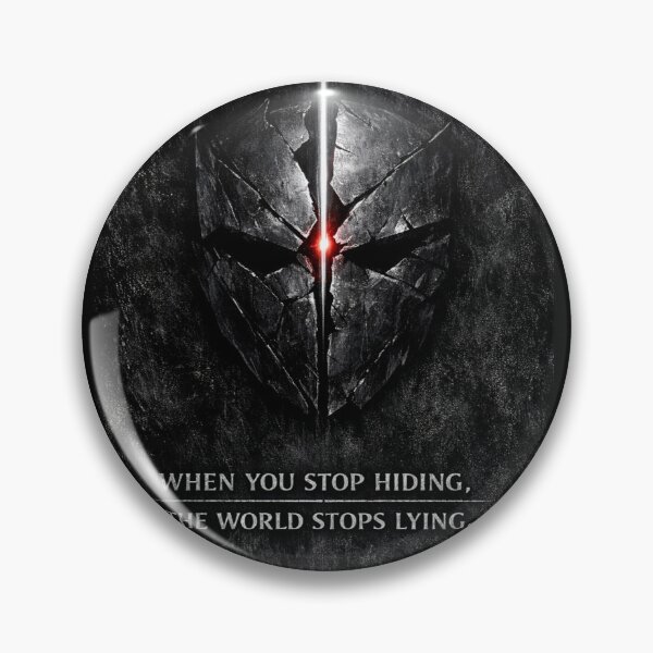 Item preview, When You Stop Hiding The World Stops Lying - The Last Mask Quote - Dark Aesthetic Philosophy Shirt designed and sold by MarioZ137.