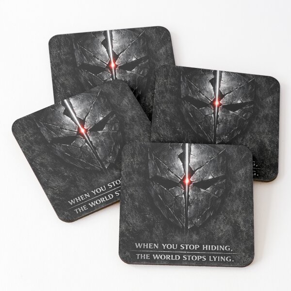 Item preview, When You Stop Hiding The World Stops Lying - The Last Mask Quote - Dark Aesthetic Philosophy Shirt designed and sold by MarioZ137.