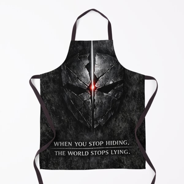 Item preview, When You Stop Hiding The World Stops Lying - The Last Mask Quote - Dark Aesthetic Philosophy Shirt designed and sold by MarioZ137.
