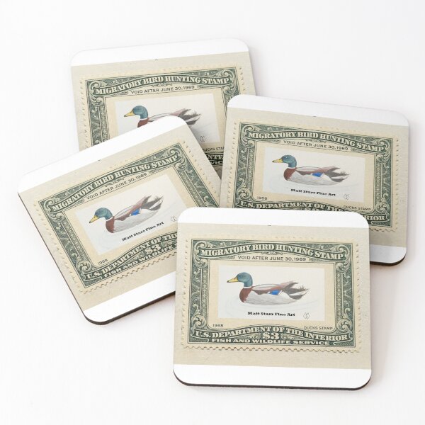 Item preview, Migratory Bird Hunting Stamp with mallard duck  designed and sold by Matt Starr Fine Art .
