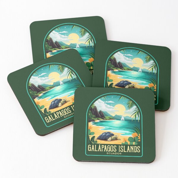 Item preview, Galápagos Islands Vintage Travel Illustration designed and sold by HomeLivingCo.