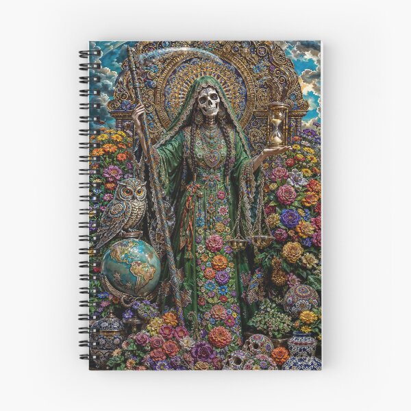 Item preview, Green Dress Santa Muerte designed and sold by AliceWhiteDF.