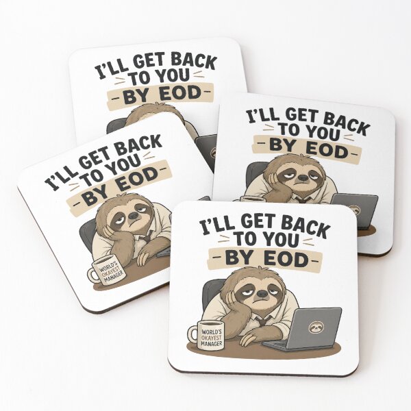 Item preview, Lazy Sloth Manager Office Humor Coworker Gift designed and sold by Gentlestate.