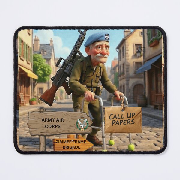 Item preview, Army Air Corps call up zimmer frame brigade designed and sold by Bootneckstore.