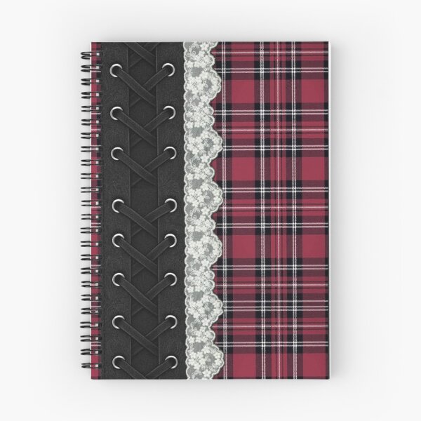 Item preview, Gothic Plaid Corset Lace Aesthetic Pattern designed and sold by destelloacido.