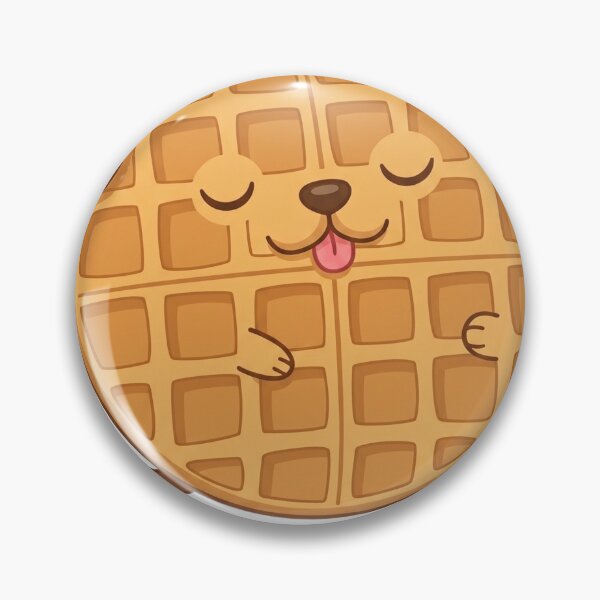 Item preview, Woofles Funny Dog Waffle Pun Cute Kawaii Breakfast designed and sold by TinyJoy Studio.