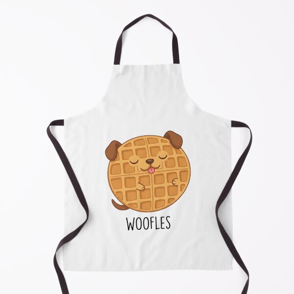 Item preview, Woofles Funny Dog Waffle Pun Cute Kawaii Breakfast designed and sold by TinyJoy Studio.