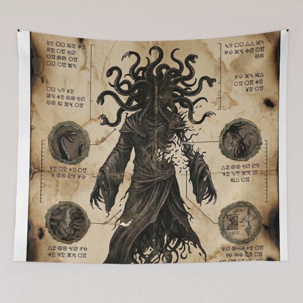 Item preview, Specimen III: Nyarlathotep - Codex Miskatonici Occult Anatomical Study designed and sold by lord-of-skins.