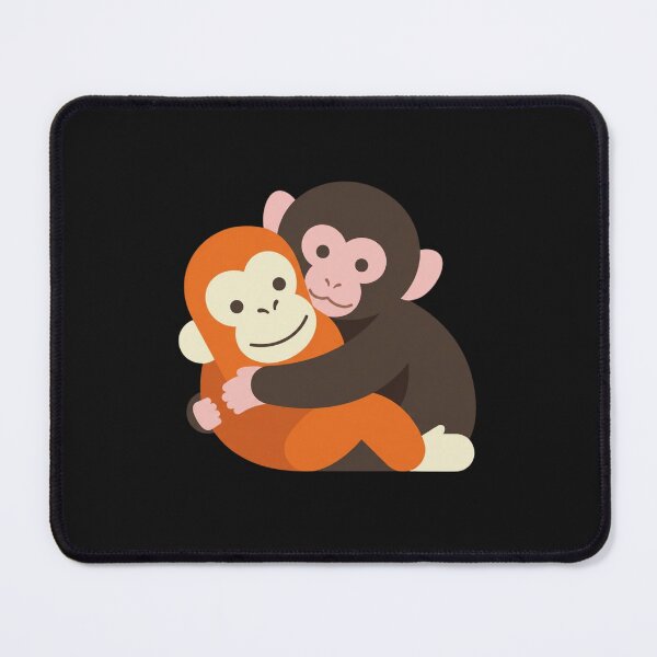Item preview, Sweet Hugging Monkeys Cute Animal Design designed and sold by kioncoi84.