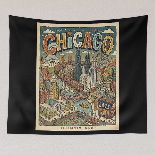Item preview, Visit Chicago - illinois designed and sold by civomgon.