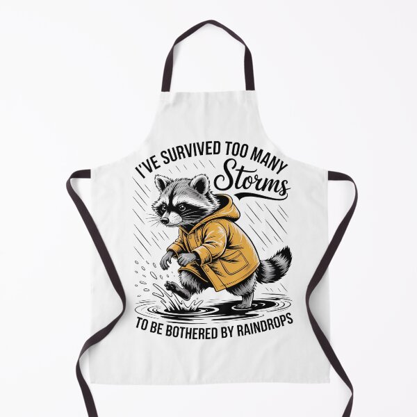 Item preview, I’ve Survived Too Many Storms Funny Raccoon Shirt | Rainy Day Humor Trash Panda Tee | Sarcastic Survival Quote designed and sold by LunarPixel art.