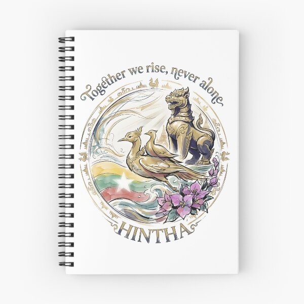 Item preview, Golden Myanmar Hintha and Chinthe Emblem Design designed and sold by VoidAnimeStudio.