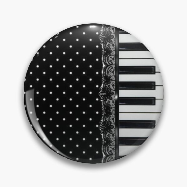 Item preview, Vintage Polka Dot Piano Lace Pattern designed and sold by destelloacido.