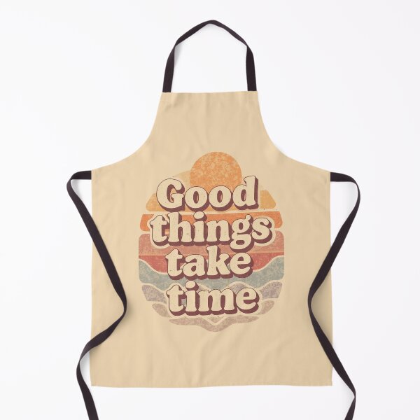 Item preview, Good Things Take Time – Burnout Relief Retro Quote | Overwhelmed & Slow Progress Motivation Aesthetic Sticker designed and sold by BukJus.