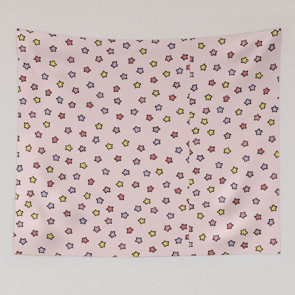 Item preview, Red Yellow Pink Stars Cute Sticker Pack designed and sold by dontqu0teme.