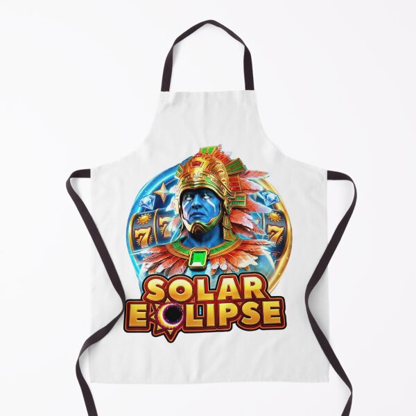 Item preview, Modern Golden Solar Eclipse Online Slots Aztec Art designed and sold by LABUTI-SHOP.