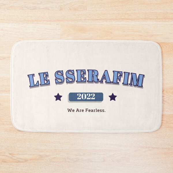 Item preview, LE SSERAFIM 2022 Varsity K-POP University Sweatshirt – We Are Fearless designed and sold by smeraldosecrets.