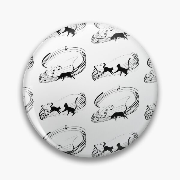 Item preview, Musical Feline Symphony: Dancing Cats & Staff Lines designed and sold by Quotable Gear.