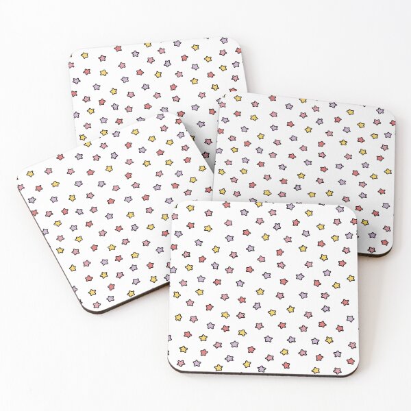 Item preview, Red Yellow Pink Purple Stars Cute Sticker Pack designed and sold by dontqu0teme.