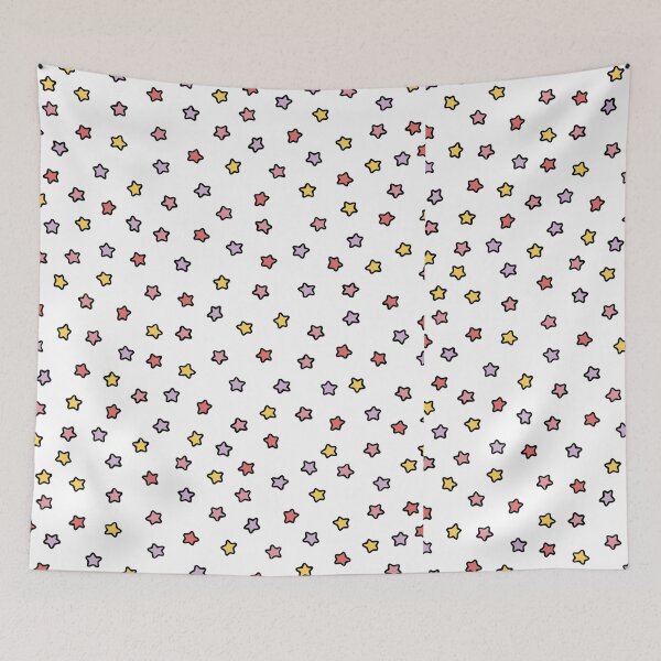 Item preview, Red Yellow Pink Purple Stars Cute Sticker Pack designed and sold by dontqu0teme.