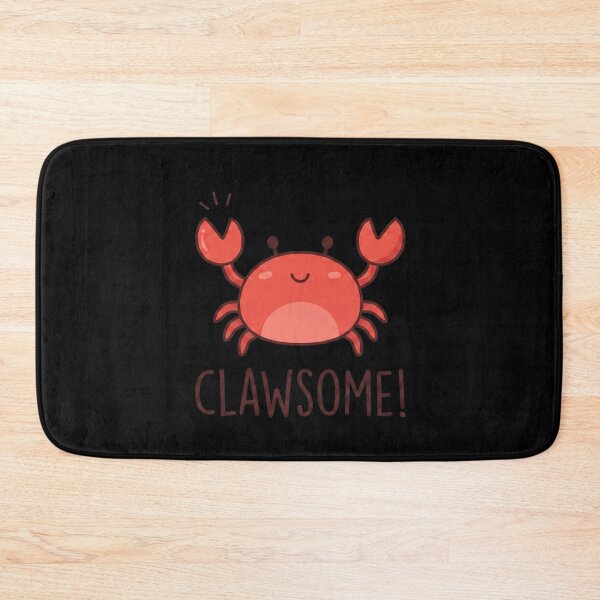 Item preview, Clawsome Funny Crab Pun Cute Kawaii designed and sold by TinyJoy Studio.