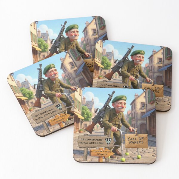 Item preview, 29 Commando Royal Artillery call up zimmer frame brigade designed and sold by Bootneckstore.