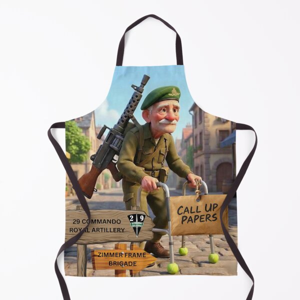 Item preview, 29 Commando Royal Artillery call up zimmer frame brigade designed and sold by Bootneckstore.