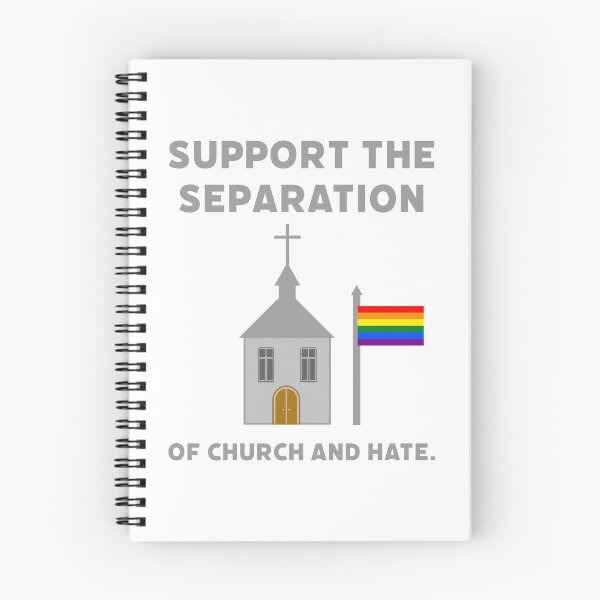 Item preview, Support the separation of church and hate. designed and sold by Rachel the Artist .