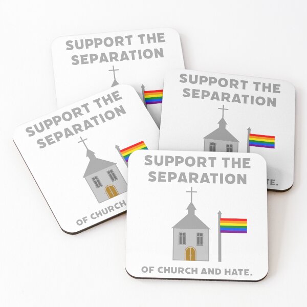 Item preview, Support the separation of church and hate. designed and sold by Rachel the Artist .