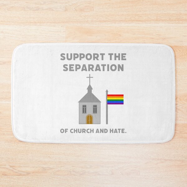 Item preview, Support the separation of church and hate. designed and sold by Rachel the Artist .