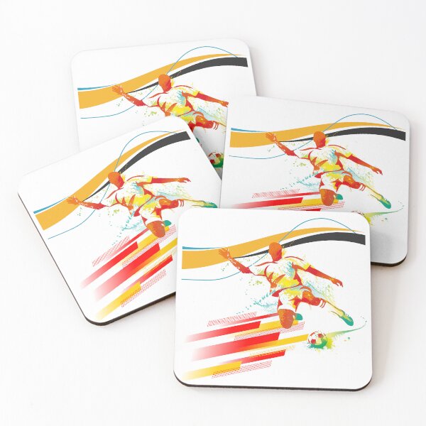 Item preview, Abstract Soccer Player Splatter Art Graphic designed and sold by E20STUDIO.