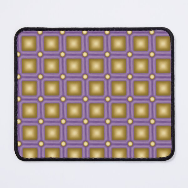 Item preview, Retro Purple-Gold Geometric Pattern designed and sold by FebruaryBloom.