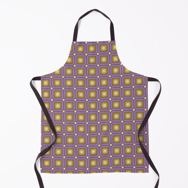 Item preview, Retro Purple-Gold Geometric Pattern designed and sold by FebruaryBloom.